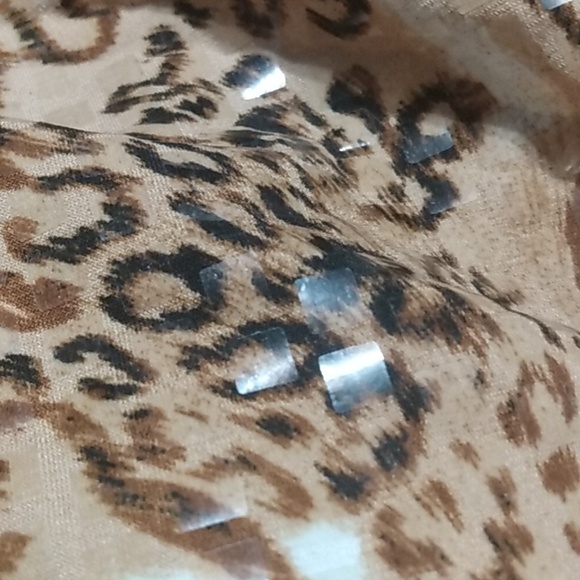 Cheetah Print Textured Jacket Plus - Picture 12 of 12